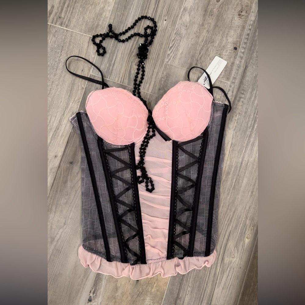 NWT Sexy Mesh Bustier